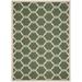 Courtyard Collection 8' X 11' Rug in Dark Green And Beige - Safavieh CY6009-332-8