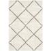 Hudson Shag Collection 2' X 3' Rug in Ivory And Grey - Safavieh SGH281A-2