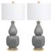 Cleo 31.5-Inch H Table Lamp (Set of 2) - Safavieh LIT4512A-SET2