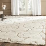 Florida Shag Collection 8' X 10' Rug in Cream And Beige - Safavieh SG455-1113-8