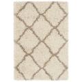 Hudson Shag Collection 6' X 9' Rug in Ivory And Beige - Safavieh SGH283D-6