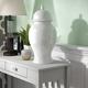 Charlton Home® Travis Heights Decorative Urn Porcelain/Ceramic in White | 20 H x 9.8 W x 9.8 D in | Wayfair A2C13913E3664CF3BF9095FC696D960D