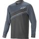 Alpinestars Alps 8.0 LS Fahrrad Jersey, grau-blau, Größe S