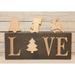 The Holiday Aisle® Love Sign Stater Kit Christmas Decorative Accent Wood in Brown | 8 H x 19 W x 1 D in | Wayfair E5FD715F16244318B4E47F13FC2B1CE2