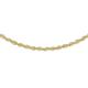 Carissima Gold Women's 9 ct Yellow Gold 2 mm Rope Chain Necklace of Length 51 cm/20 Inch