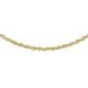 Carissima Gold Women's 9 ct Yellow Gold 2 mm Rope Chain Necklace of Length 46 cm/18 Inch