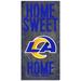 Los Angeles Rams 6'' x 12'' Home Sweet Sign