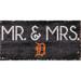 Detroit Tigers 6'' x 12'' Mr. & Mrs. Sign