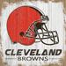 Cleveland Browns 6'' x Team Logo Block