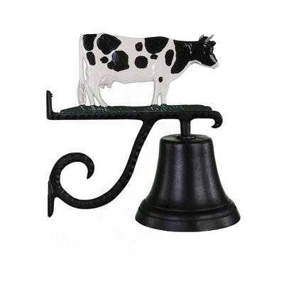 Montague Metal Products Cast Bell with Color Cow
