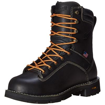 Danner Men's Quarry USA 8-Inch AT Work Boot,Black,11 D US