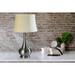 Charlton Home® Whitlow 29" Table Lamp Linen/Metal in Gray/White | 29 H x 19 W x 19 D in | Wayfair 35EAE6B100CD4B0286DD74B5880C2CF0