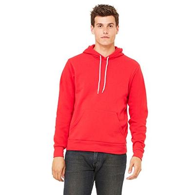 Bella + Canvas Unisex Poly-Cotton Fleece Pullover Hoodie (Red) (2X)