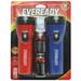 Eveready 12083 - Red & Blue LED Flashlights (Batteries Included) (2 pack) (EVEL152S)