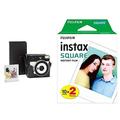 Fujifilm 70100140731 Instax SQ 6 Zubehörset Schwarz & Instax Square WW2 Colorfilm klar