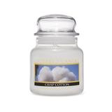 A Cheerful Candle LLC Crisp Cotton Scented Jar Candle Paraffin in White | 7 H x 4 W x 4 D in | Wayfair CS109