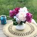 Rosdorf Park Open Mixed Floral Arrangement in Vase Silk in Blue/Indigo/Pink | 8 H x 6 W x 6 D in | Wayfair BC15A156F4BB45EC9CA8FB87BEA5C209