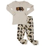 Leveret Boys UPS Truck 2 Piece Pajama Set 100% Cotton Grey 10 Years screenshot. Sleepwear directory of Clothes.