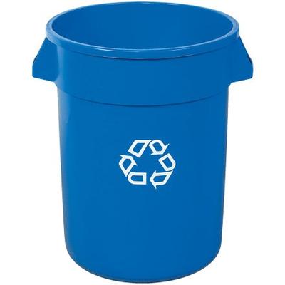 Box Partners RUB571273BE, Recycling Box, 12-1/2 Gallon, 20x15x13-1/2, Blue (RUB140)