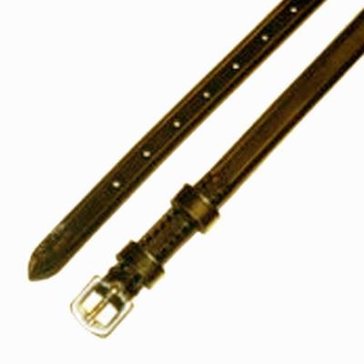 Exselle Double Keeper Spur Strap, Black/Brown