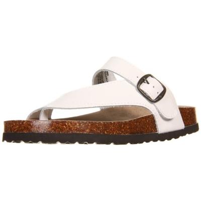 White Mountain Women's Carly,White Leather,8 B US