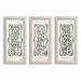 Winston Porter 'Comfort Zone Make Today Count & Those Who Don't Jump' 3 Piece Textual Art Set in Black/Gray/Green | 0.75 D in | Wayfair