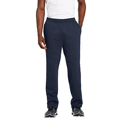 Sport-Tek Open Bottom Sweatpant. ST257 True Navy 2XL