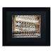 Drinks on The House in Cool Neutrals Framed Artwork by Lois Bryan, 11 by 14-Inch, Black Matte with B