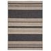 "Jaipur Living Pilot Indoor/ Outdoor Stripes Gray/ Beige Area Rug (4'X5'7"") - RUG143315"