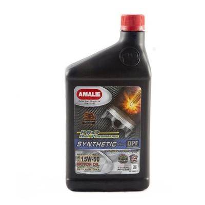 Amalie (160-75636-56-12PK) 15W-50 Pro High Performance Synthetic Blend Motor Oil - 1 Quart Bottle, (