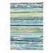 "Jaipur Living Sketchy Lines Indoor/ Outdoor Abstract Blue/ Green Area Rug (8'10""X11'9"") - RUG129363"