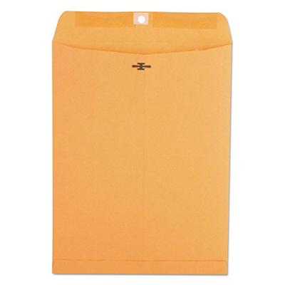 Universal 35265 Kraft Clasp Envelope, Center Seam, 28lb, 9 1/2 x 12 1/2, Brown Kraft (Box of 100)