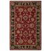 Jaipur Living Anthea Handmade Floral Red/ Black Area Rug (8'X10') - RUG103059