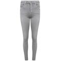 Toxik3 L185-65 Women's High Waist Skinny Jeans - Light Grey (UK 16 / EUR 44)