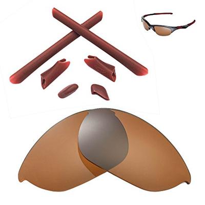 Walleva Replacement Lenses Or Lenses/Rubber for Oakley Half Jacket Sunglasses - 41 Options Available