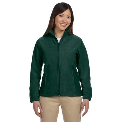 Harriton Ladies' 8 oz. Full-Zip Fleece XS Hunter