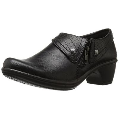 Easy Street Women's Darcy Boot Black Crocodile/Gore, 6 M US