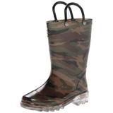 Western Chief Boys Waterproof Rain Boots that Light up with Each Step, Camo Green, 9 M US Toddler screenshot. Shoes directory of Babies & Kids.