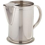 Winco Stainless Steel Water Pitcher with Guard, 64-Ounce screenshot. Decanters & Pitchers directory of Dinnerware & Serveware.