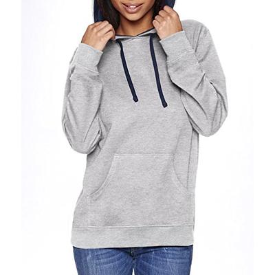 Next Level Mens French Terry Pullover Hoodie 9301 -HTHR GRY/MD L