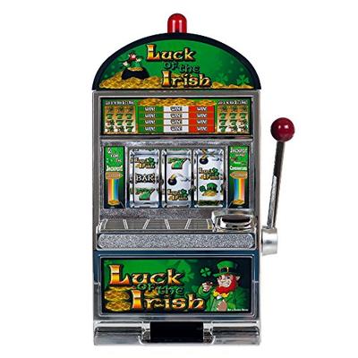 RecZone Luck of The Irish Slot Machine Bank, 15-Inch