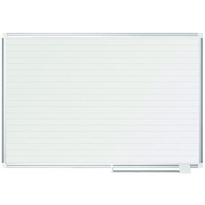 MasterVision Planning Board Magnetic 2" x 3' Grid Dry Erase, 36" x 48", Whiteboard with Aluminum Fra