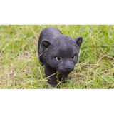 Hi-Line Gift Ltd. Panther Cub Statue in Black | 6.89 H x 5.2 W x 11 D in | Wayfair 87696-B