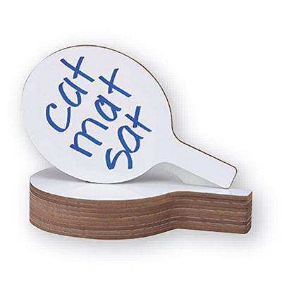 Flipside Products Oval Dry Erase Answer Paddle 7" x 12", Class Pack of 12 (12032)