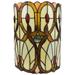 Astoria Grand Casserly Geometric 2-Light Flush Mount Glass in Red/Yellow | 14 H x 10 W x 10 D in | Wayfair 8C2C9E142AF0431CA2A7B5075CECFF40