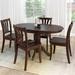 Alcott Hill® Pico 5 Piece Extendable Solid Wood Dining Set Wood in Brown | Wayfair 6E90234F0FA2429EA21D5419CEEB6E73