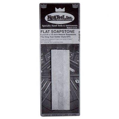 King Tool 422-FSSC Ki Fss Flat Soapstone 6Pk