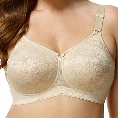 Elila Lace Soft Cup Bra (50DD Nude)