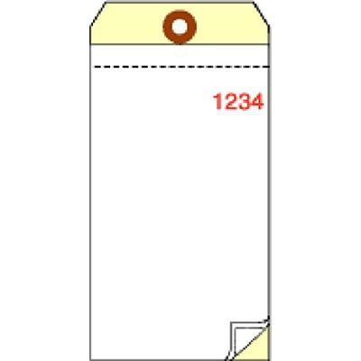 Blank Manifold (Inventory) Tags, 3-Part with Carbon, 3-1/8" x 6-1/4", Box of 500, Numbered 0500-0999