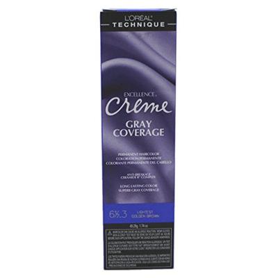 Loreal Excellence Creme Color #6 1/2.3 Lghtest Gldn Brwn 1.74 Ounce (51ml) (3 Pack)